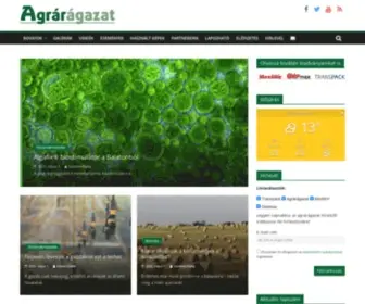 Agraragazat.hu(Agrárágazat) Screenshot