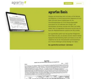 Agrarfax.de(Agrarfax) Screenshot