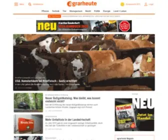 Agrarheute.de(Nachrichten für die Landwirtschaft) Screenshot
