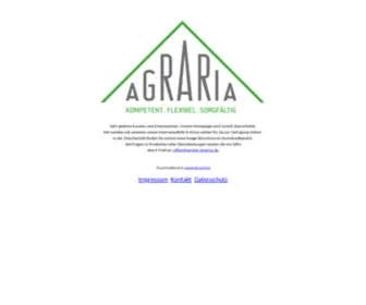 Agraria-Pharma.de(Agraria Pharma GmbH) Screenshot