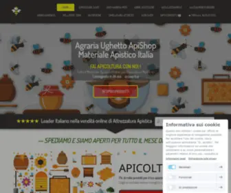 Agrariaughetto.com(Apicoltura e materiale apistico online) Screenshot