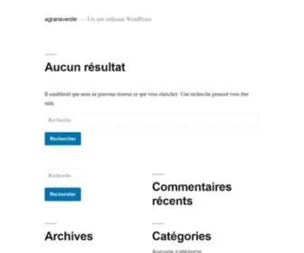 Agrariaverde.pt(Un site utilisant WordPress) Screenshot