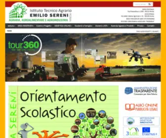 Agrariosereni.it(Sito web istituzionale Istituto Tecnico Agrario Emilio Sereni Roma) Screenshot