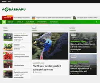 Agrarkapu.hu(Kezdőlap) Screenshot