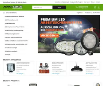 Agrarled.de(Für Beleuchtung in der Landwirtschaft) Screenshot