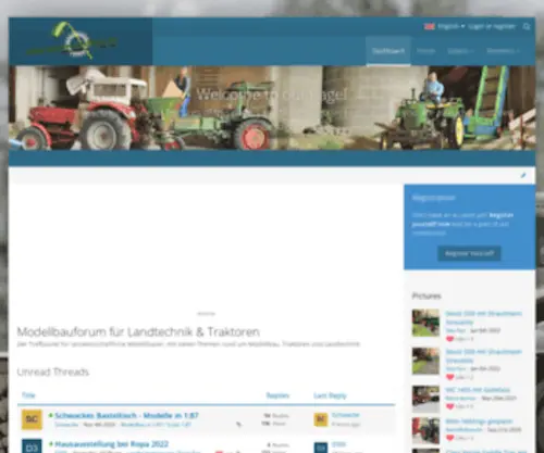 Agrarmodellbau.de(Agrar Modellbauforum) Screenshot