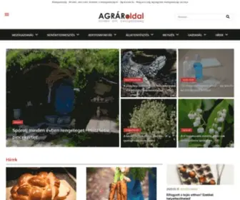 Agraroldal.hu(Mezőgazdaság Magyarországon) Screenshot