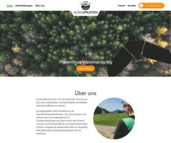 Agrarpiloten.ch(Drohnen in der Landwirtschaft und Forstwirtschaft) Screenshot
