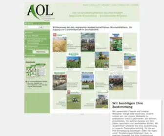 Agrarpresse-Aol.de(Arbeitsgemeinschaft Organisationsgebundene Landpresse) Screenshot