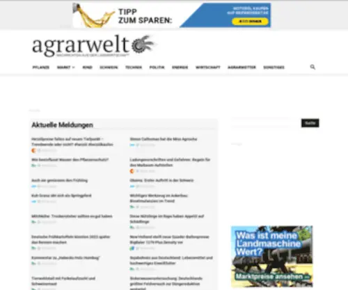 Agrarwelt.com(Agrarwelt) Screenshot