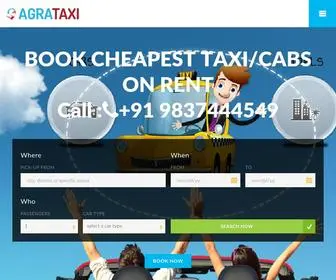 Agrataxi.co.in(Agra Taxi) Screenshot