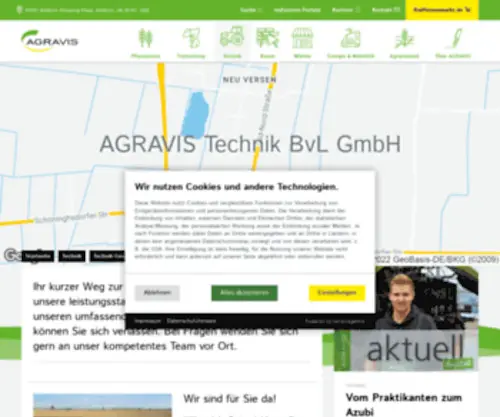 Agravis-Technik-Meppen.de(Landtechnik und Service bei der AGRAVIS Technik BvL GmbH) Screenshot