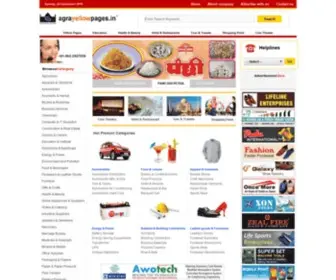 Agrayellowpages.in(Agra Yellow Pages) Screenshot