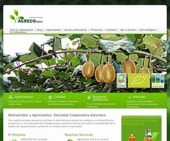 Agrecoastur.com(Alimentación ecológica) Screenshot