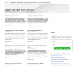 Agreementtemplatessample.com(Agreement Templates) Screenshot