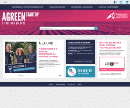 Agreen-Startup.com(Site officiel) Screenshot