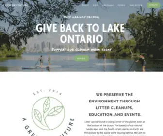 Agreenerfuture.ca(A Greener Future) Screenshot