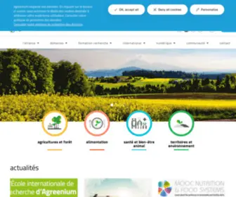 Agreenium.org(Le portail des agrobiosciences) Screenshot