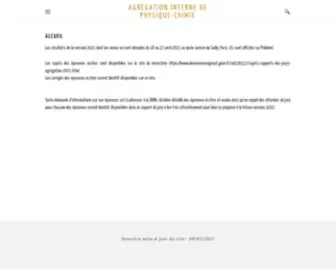 Agregation-Interne-PHysique-Chimie.org(AGRÉGATION INTERNE DE PHYSIQUE) Screenshot