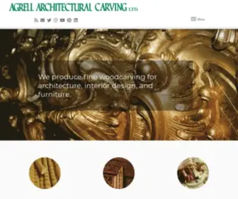 Agrellcarving.com(Agrell Architectural Carving) Screenshot