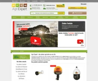 Agri-Expert.fr(Vente de pièces détachées et d'usures agricole) Screenshot