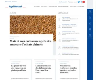 Agri-Mutuel.com(Actualités agricoles sur) Screenshot