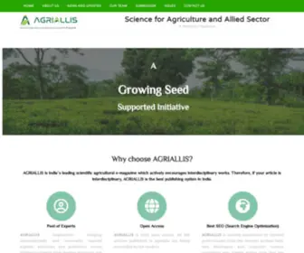 Agriallis.com(A Monthly e Newsletter) Screenshot