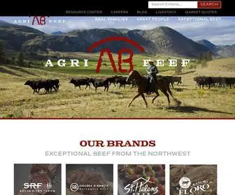 Agribeef.com(We are real families and great people working hard every day to produce exceptional beef. Agri Beef) Screenshot