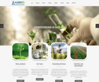 Agribiocr.com(Propagation of plants by growing in vitro) Screenshot