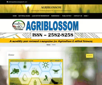 Agriblossom.net(Home) Screenshot