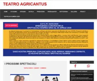 Agricantus.org(I PROSSIMI SPETTACOLI) Screenshot