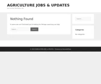 Agricareers.in(AGRICULTURE JOBS & UPDATES) Screenshot