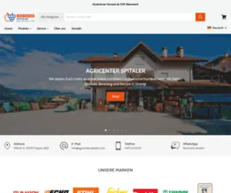 Agricenter-Shop.com(Agricenter Spitaler) Screenshot
