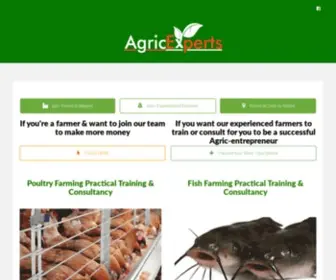 Agricexperts.com(Agric Experts) Screenshot