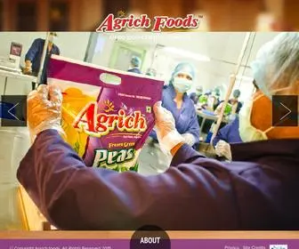 Agrichfoods.com(Agrich foods) Screenshot