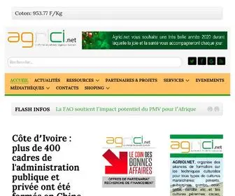 Agrici.net(Portail) Screenshot