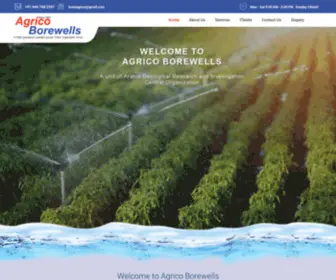 Agricoborewells.com(Agrico borewells) Screenshot