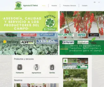 Agricolaeltrebol.com(Agroquímicos) Screenshot