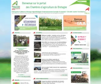 Agriculteurs56.com(Chambres d'Agriculture de Bretagne) Screenshot