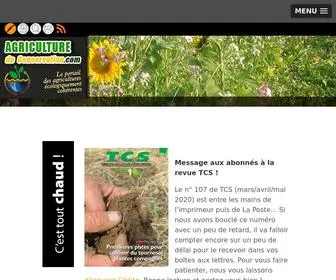 Agriculture-DE-Conservation.com(A2C le site de l'agriculture de conservation) Screenshot