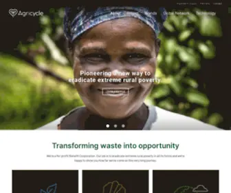 AgricycleGlobal.com(Transforming waste into opportunity) Screenshot