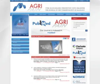 Agridergisi.com(The Turkish Society of Algology) Screenshot