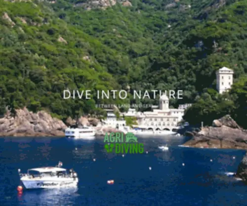 Agridivingportofino.com(Diving and farm holidays in Portofino) Screenshot