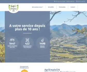 Agriemploi26.fr(Agri emploi 26) Screenshot