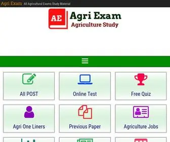 Agriexam.com(Agri Exam) Screenshot