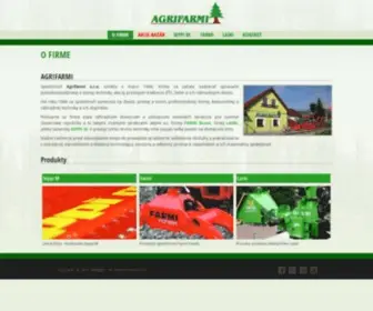 Agrifarmi.sk(O firme) Screenshot