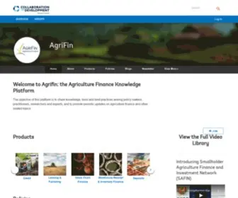 Agrifinfacility.org(Agriculture Finance Support Facility) Screenshot