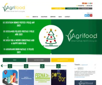 Agrifoodat.com(Soluciones Tecnológicas para el sector agroalimentario) Screenshot