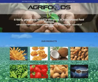 Agrifoods.cl(Agroindustrial Products) Screenshot