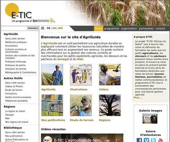 Agriguide.org(Bienvenue) Screenshot